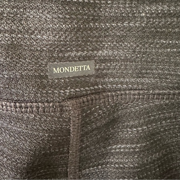 Mondetta Leggings Womens M Black Grey Performance Luxury Stretch - Picture 5 of 8